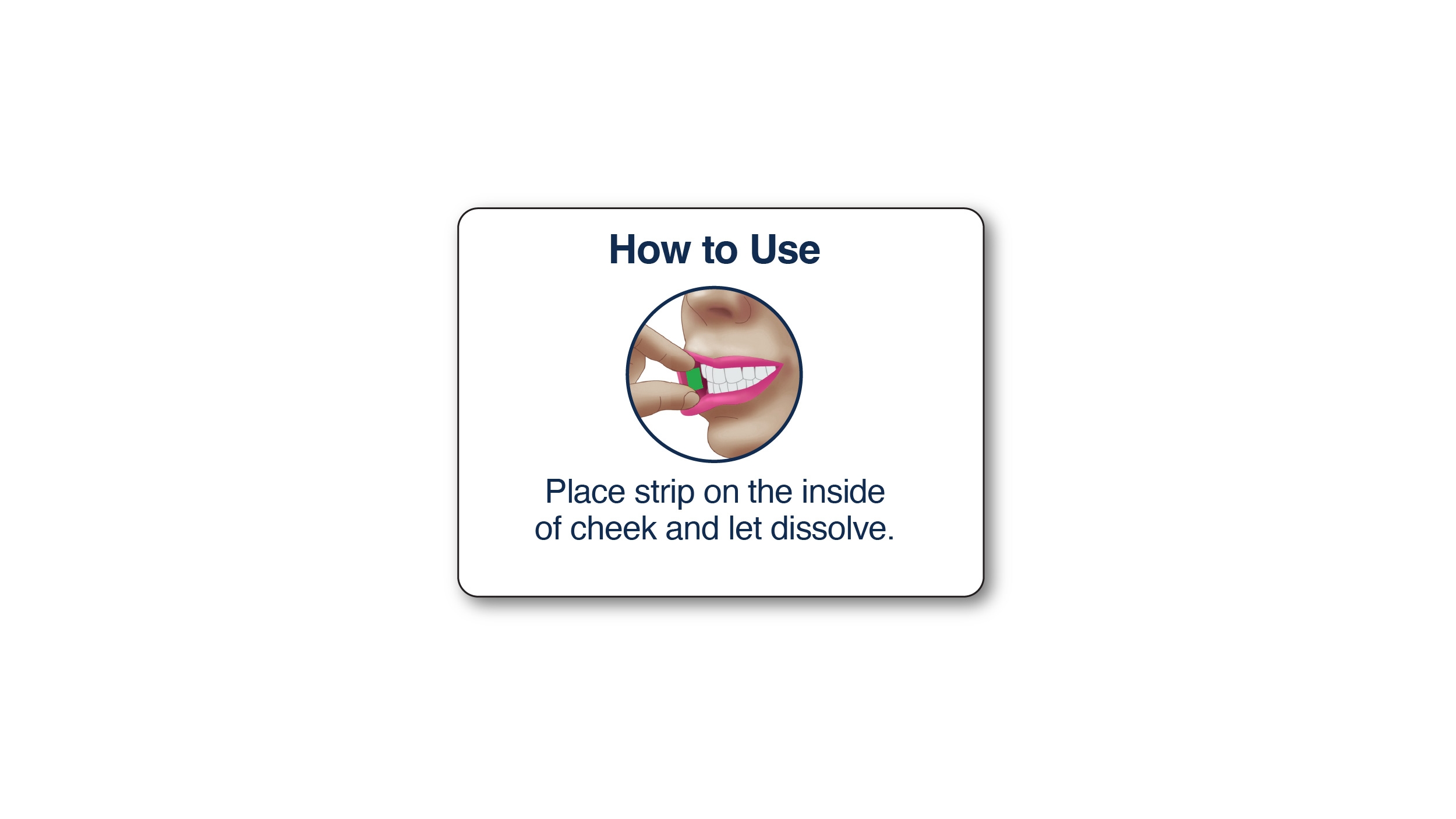 How to Use Vivicana Oral Strips