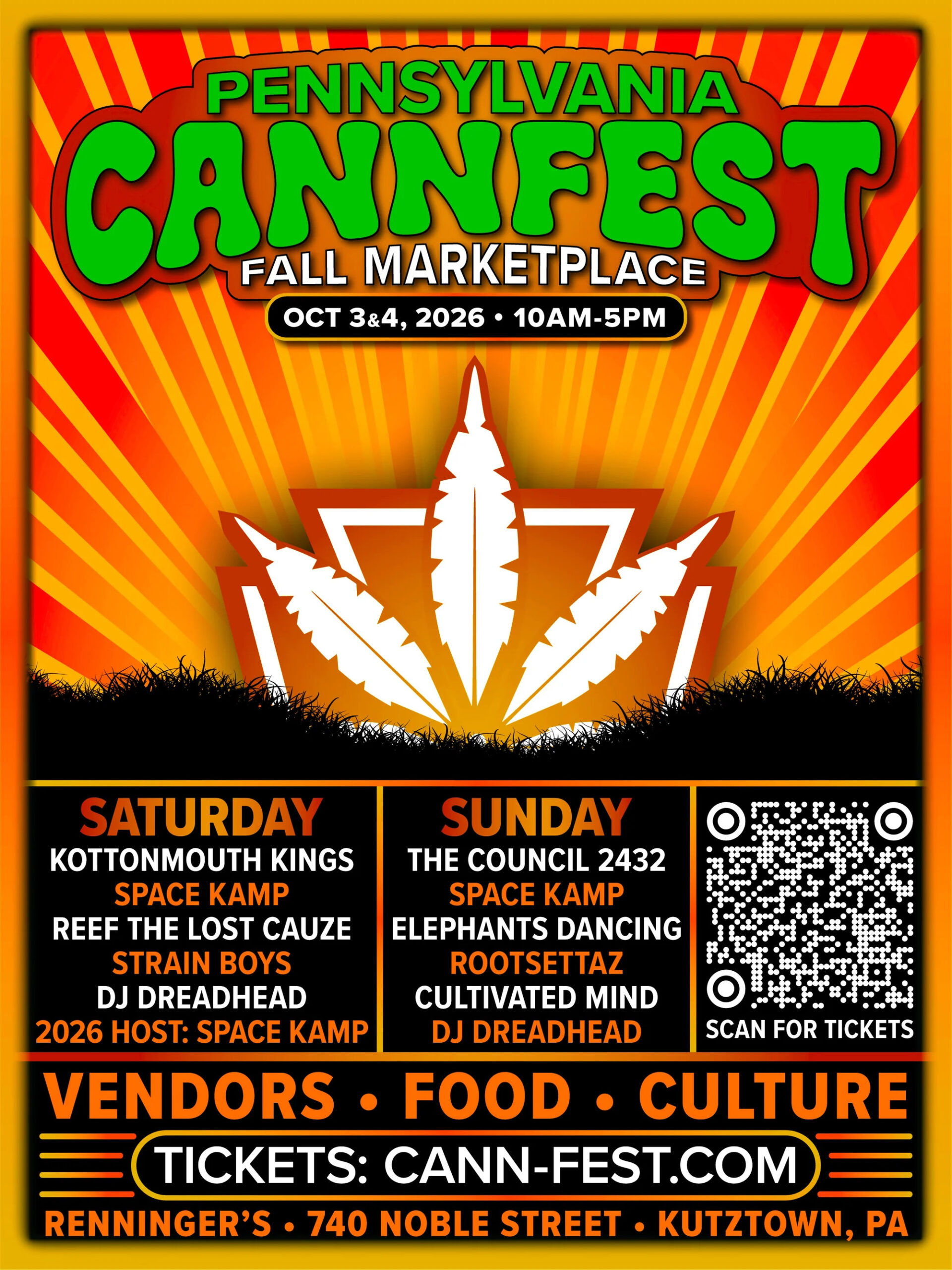 Pennsylvania Cannfest Fall Marketplace in Kutztown, PA